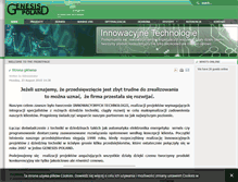 Tablet Screenshot of genesis-poland.com